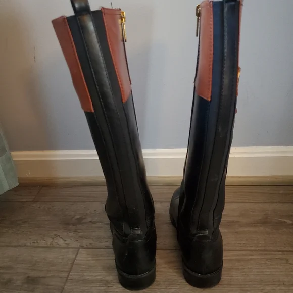 Tommy Hilfiger Riding Boots Two Toned - Picture 6 of 8